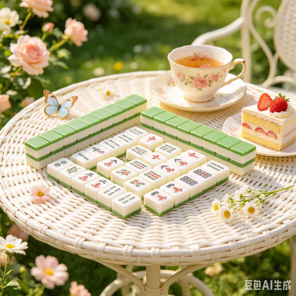 ornamental mahjong tiles