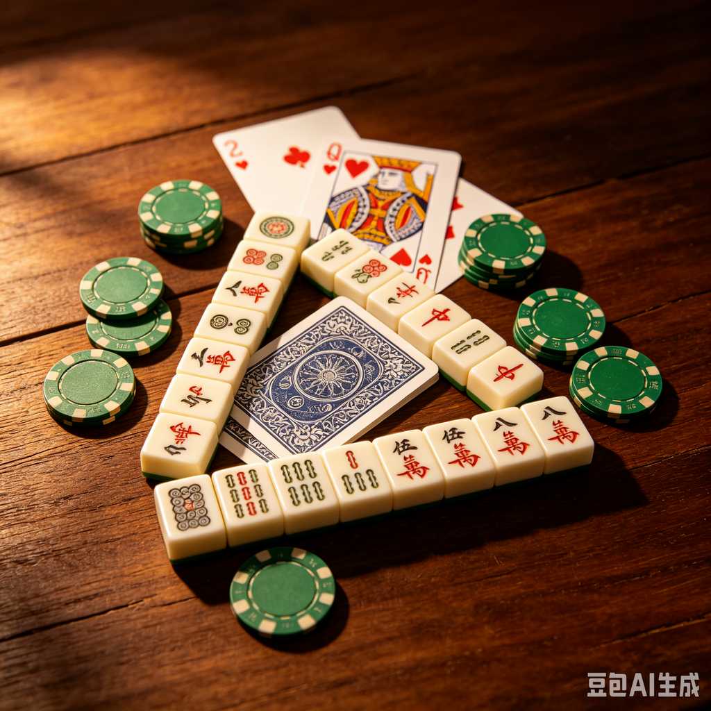 indoor leisure game mahjong set